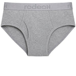 RodeoH Light gray Top loading brief underwear with interior pocket for ftm packing from the front