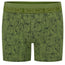 Rise Button Fly Boxer+ Harness - Verdant Leaves Green