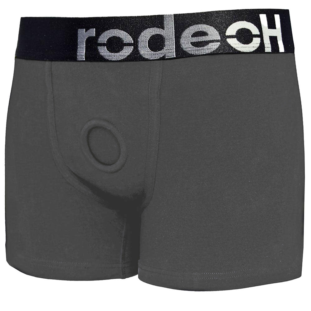 rodeoh classic boxer harness gray black logo band