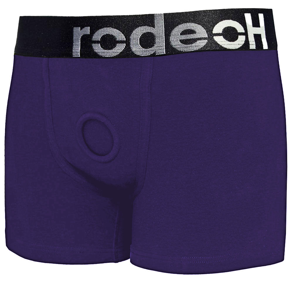 rodeoh classic boxer harness purple black logo band