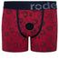 rodeoh classic boxer harness red hearts and roses