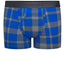 Classic Top Loading Boxer Packing Underwear - Light Blue Plaid