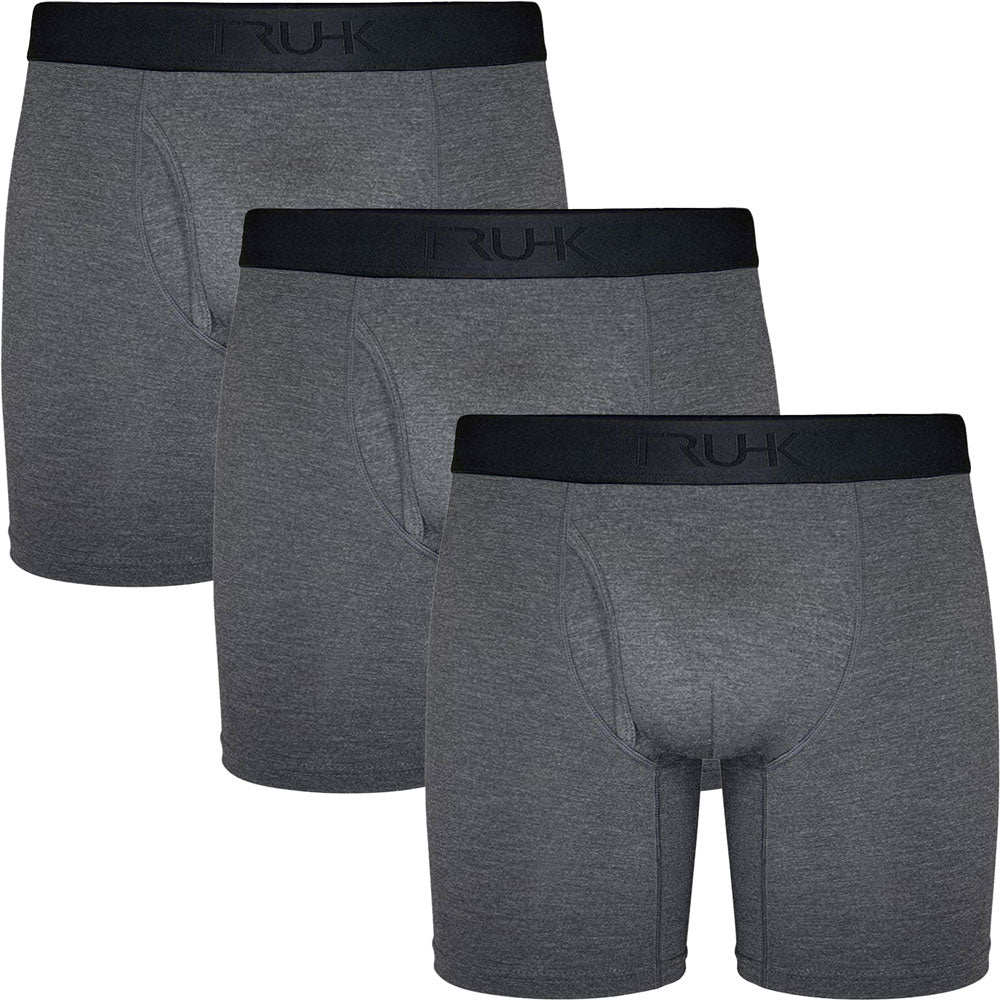 TRUHK Classic Side Opening STP/Packing Boxer 3 pack Gray  
