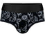 Crotchless Panty Harness - Hearts & Roses