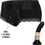 Duo Panty Harness & Sol Prysm Silicone Dildo  - Package Deal