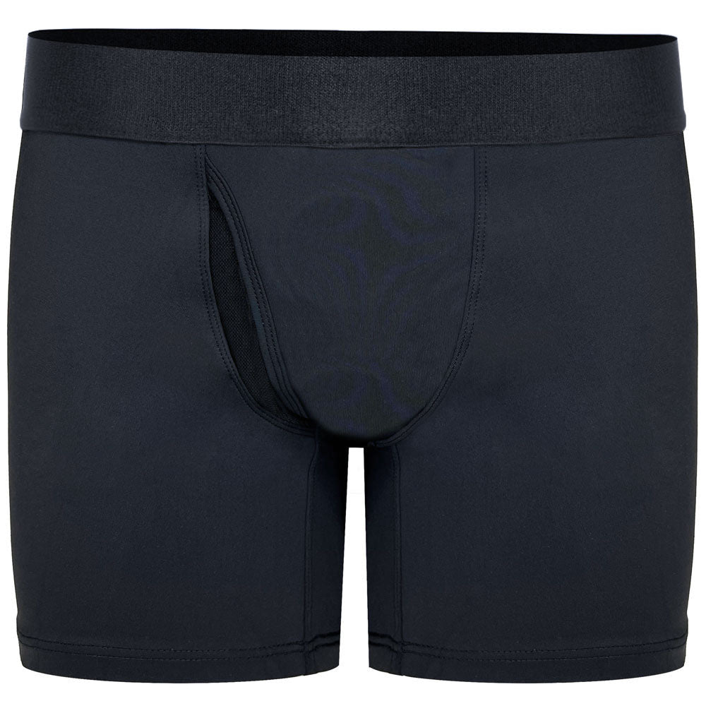 Luxe Sport Duo Boxer+ Harness - Black (Water Friendly)