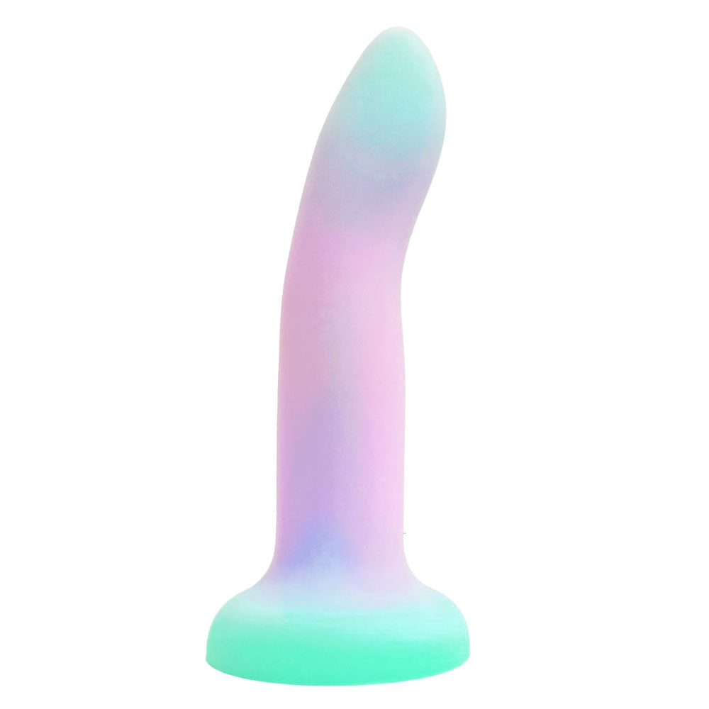 rodeoh nexus rory 6 inch dildo afterglow ombre blue pink purple pastel