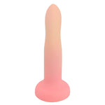 rodeh nexus silicone dildo peach glow ombre