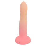 rodeh nexus silicone dildo peach glow ombre