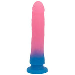 rodeoh nexus silicone dilo watermelon and blue glitter