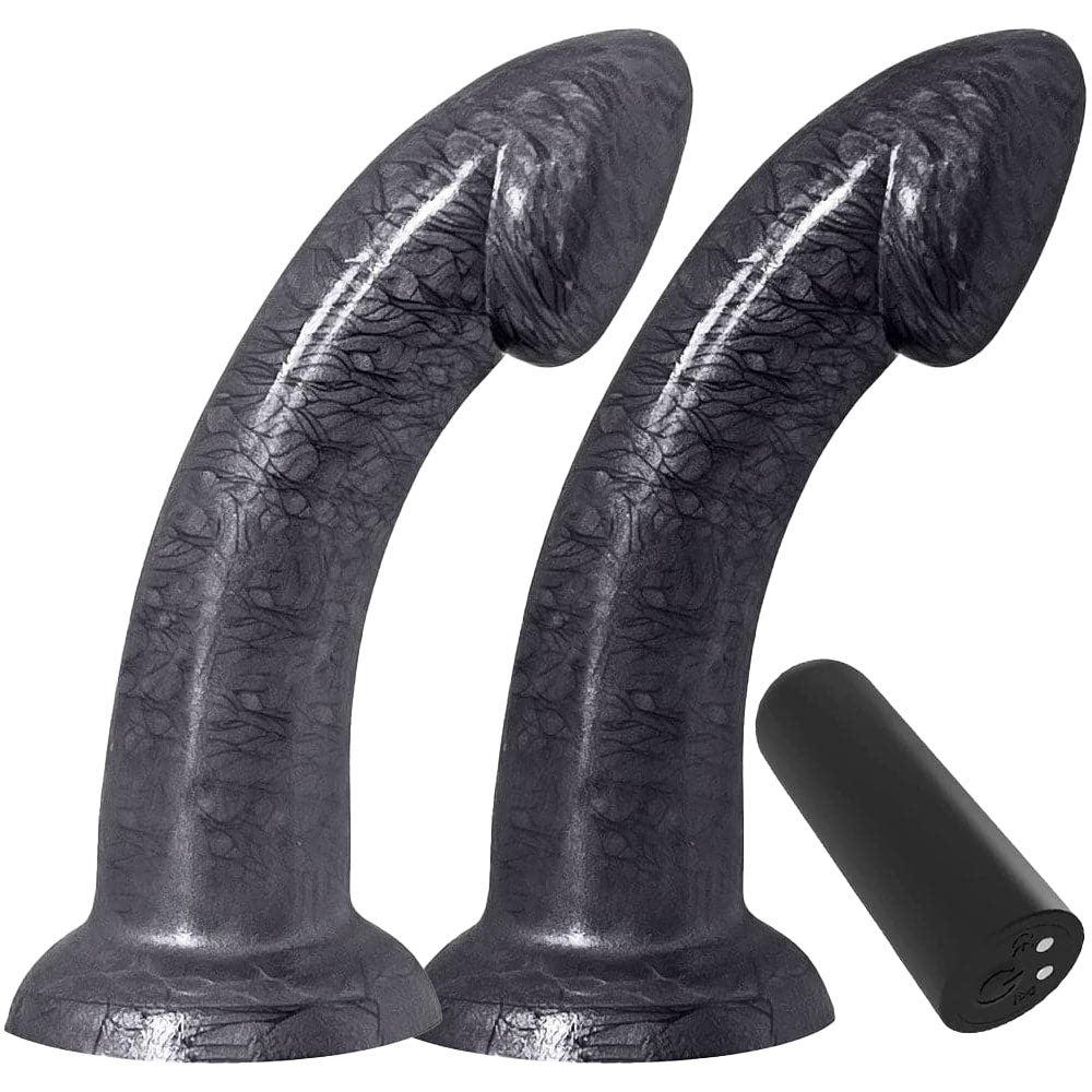 6" Spark Super Soft Rechargeable Vibe Dildo - Pearlescent