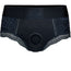 Floral Lace Panty Harness - Black