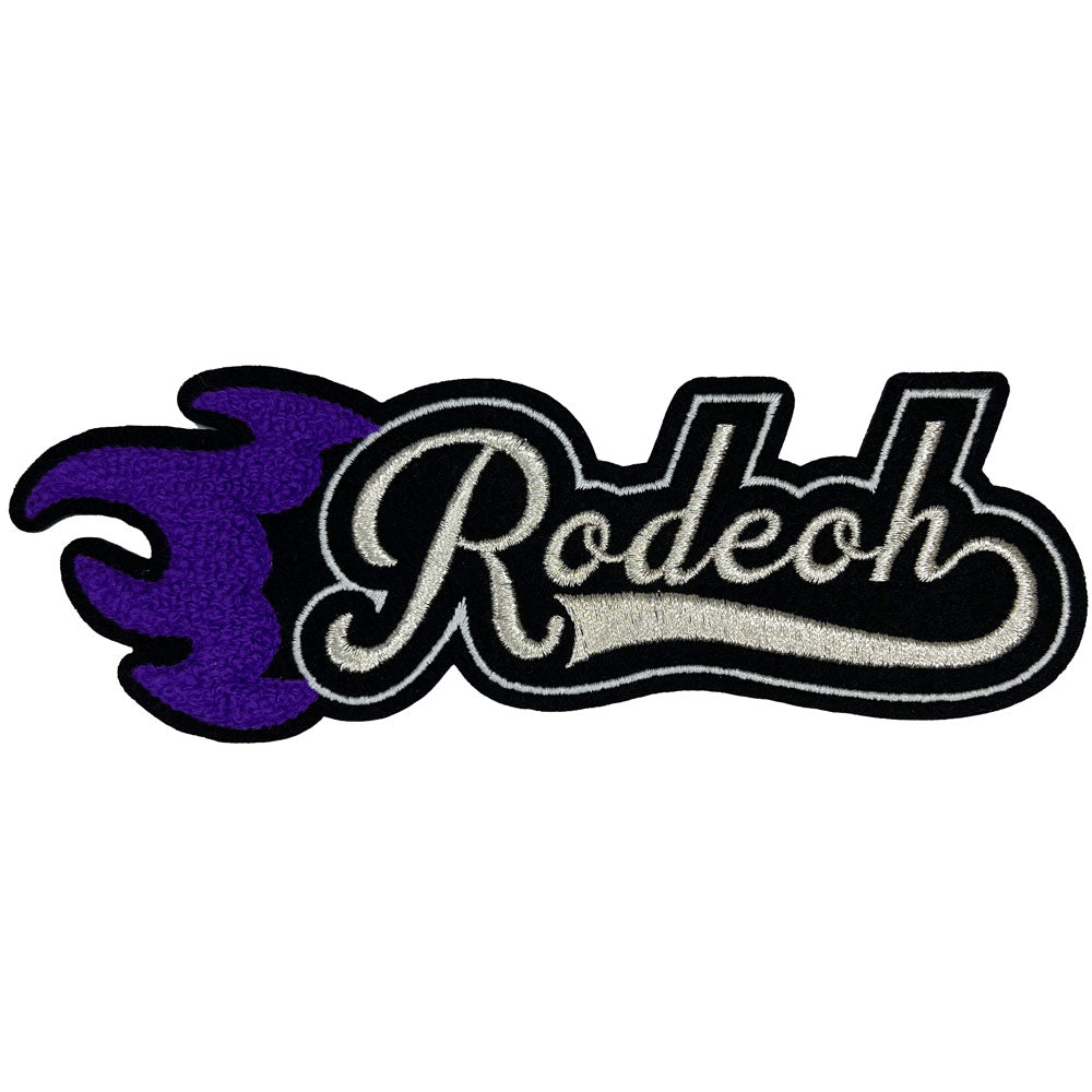RodeoH Iron On Patch - Purple
