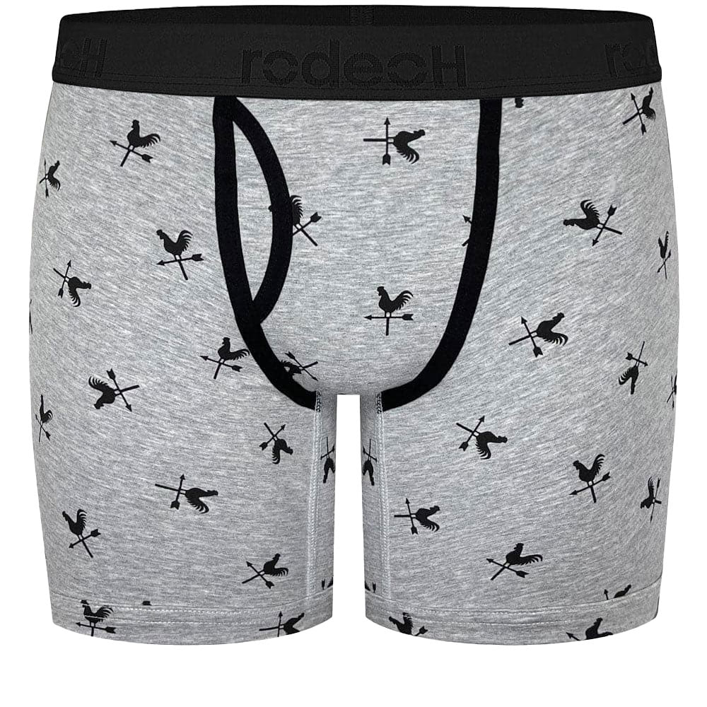 Shift 6" Boxer Packer Underwear - Gray Cocks - XS