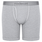 RodeoH Shift 9 inch Boxer in Light Gray Marle, front view