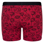 rodeoh 6 inch boxer packing underwear red rose back