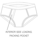 rodeoh shift brief packer underwear interior diagram