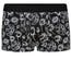 rodeoh shift short underwear hearts and roses black