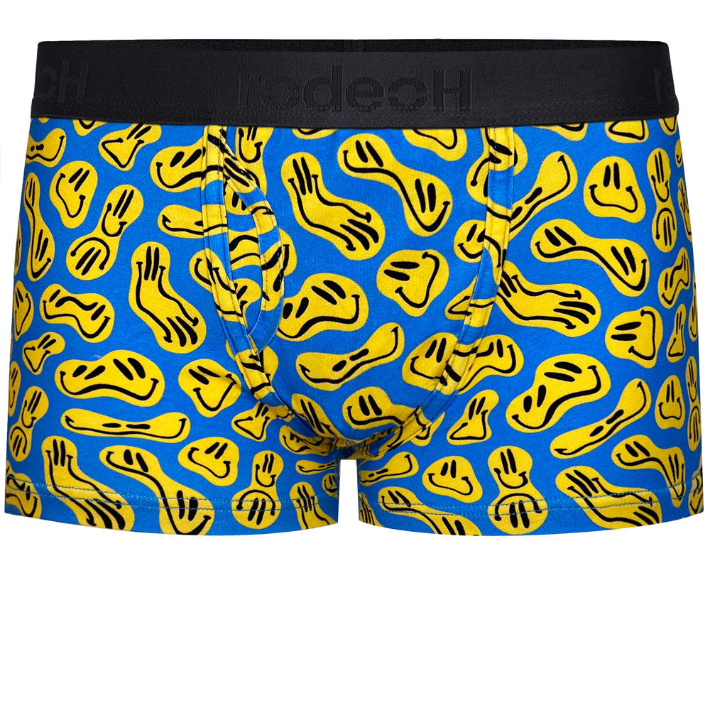 rodeoh shift short undewear smiley blue and yellow