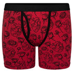 rodeoh top loading boxer underwear hearts red