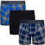 6" Top Loading Boxer Packing Underwear 3 Pack - Cool Plaids