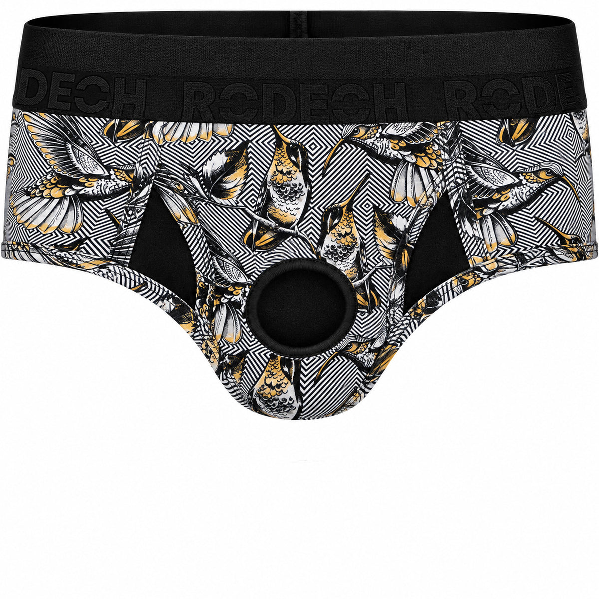 Brief+ Harness in the Hummingbirds print