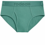 RodeoH Shift Brief Underwear in Pacific Teal, front view
