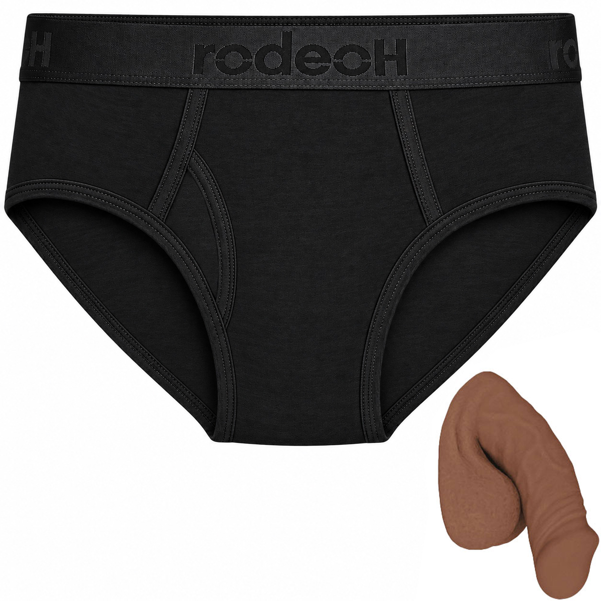 Classic Top Loading Brief & Small Freeform Silicone Packer - Package Deal Caramel