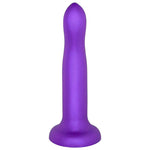 7" Rory Silicone Dildo - Metallic Purple