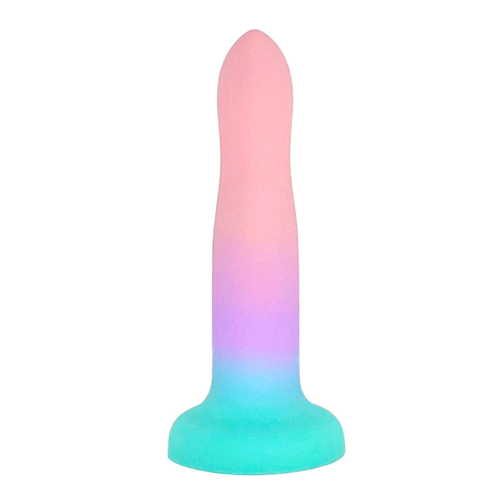 6" Rory Silicone Dildo - Rainbow Twilight