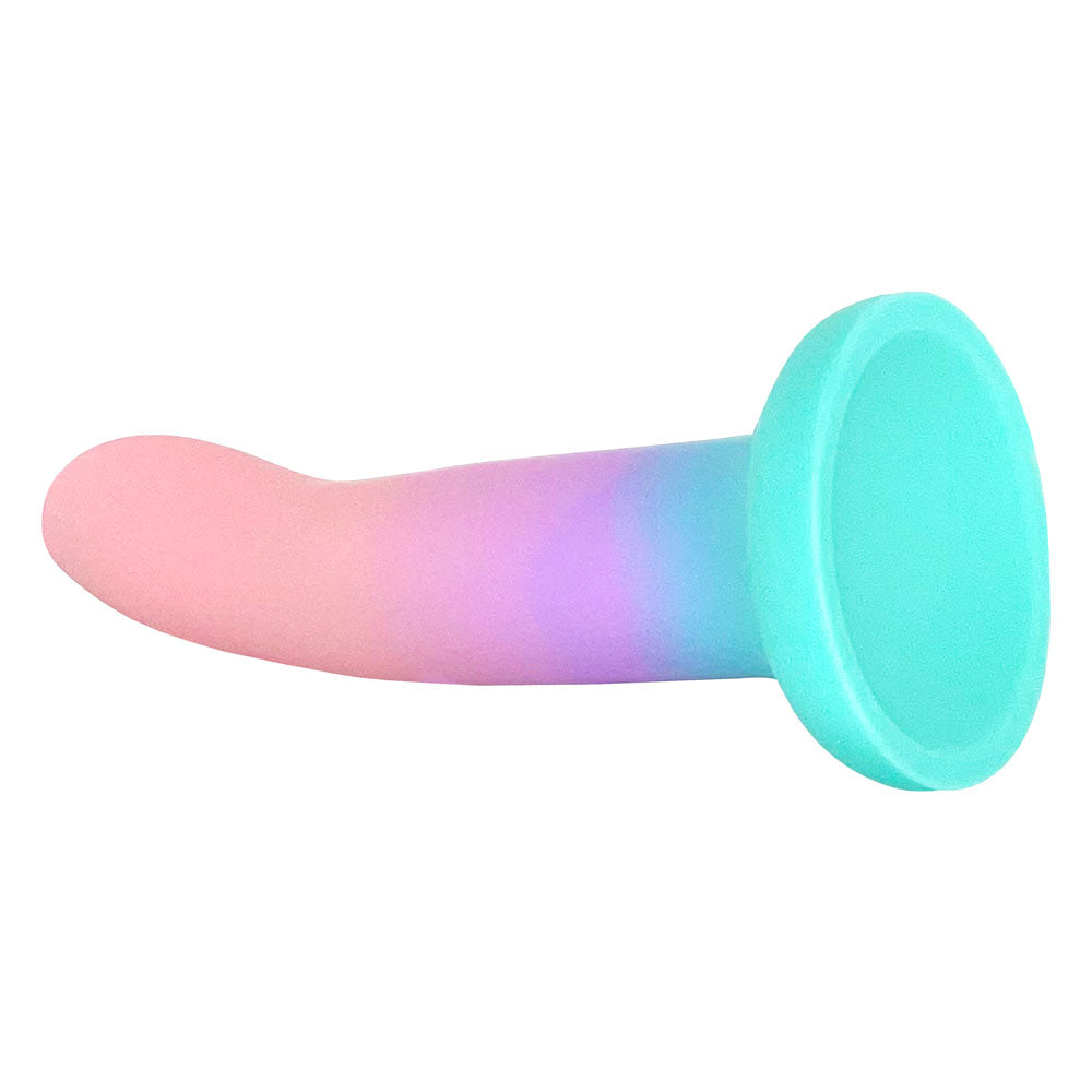 6" Rory Silicone Dildo - Rainbow Twilight