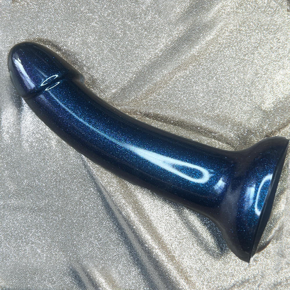 6" Sol Silicone Dildo - Sapphire Noir [Small Batch: 1 of 3]