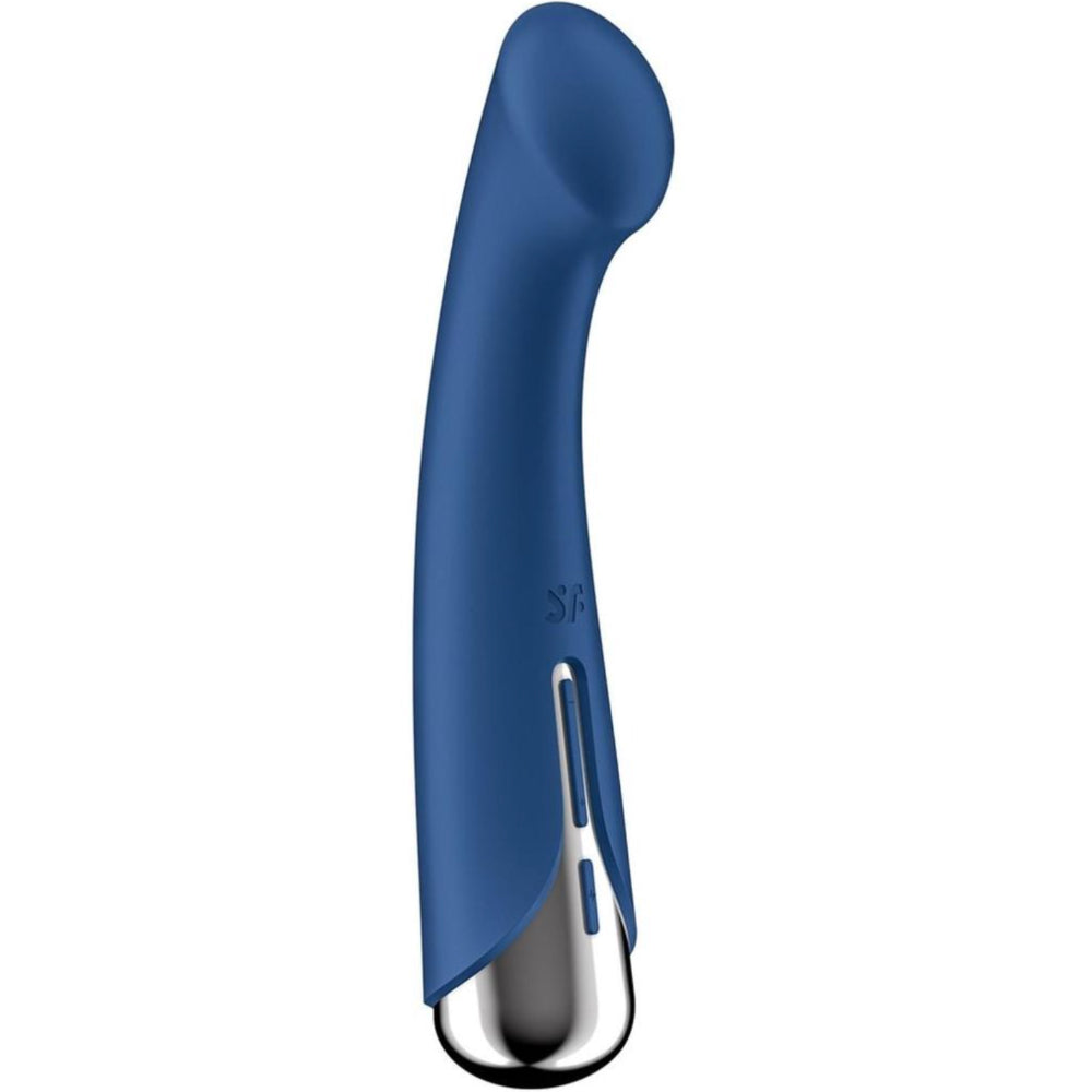 Satisfyer Spinning Silicone G Spot Vibrator blue