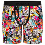 RodeoH Shift 9 inch Boxer in Magic 8 Ball print, front view