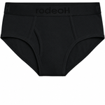 RodeoH Shift Brief in Black, front view