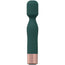 Glamour 10 Speed Silicone Rechargeable Mini Wand - Forest Green