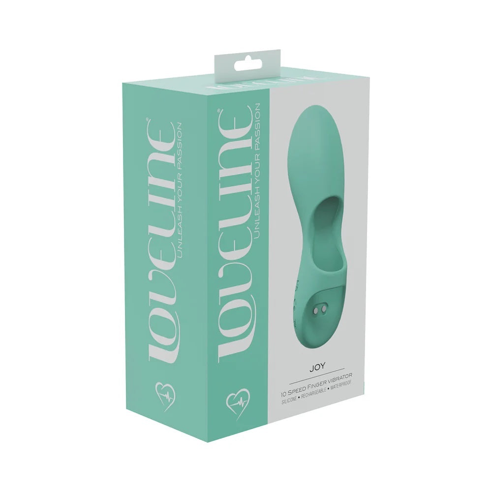 Shots Loveline Joy Silicone 10 Speed Finger Vibe Green