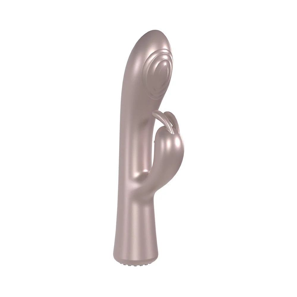 La Perla I Rechargeable 10 Speed Silicone Rabbit - Pearl Pink | RodeoH La Perla I Rechargeable 10 Speed Silicone Rabbit - Pearl Pink | RodeoH