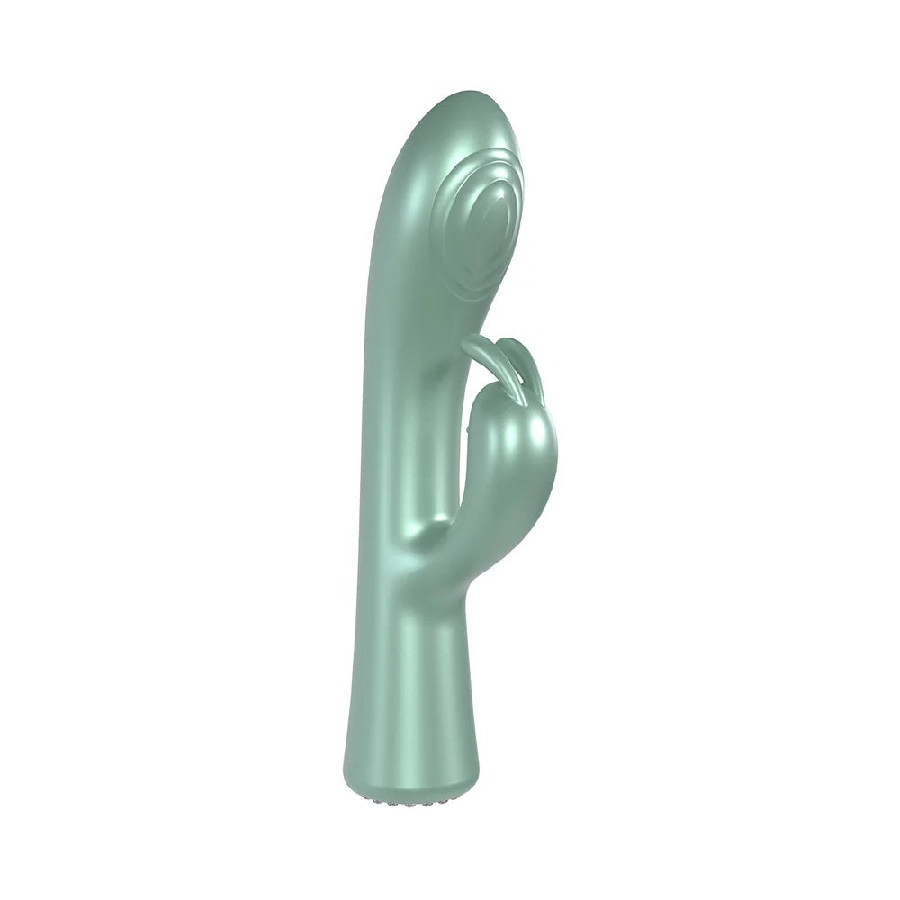 Shots Loveline La Perla 10 Speed Rabbit Pearlescent Vibrator in Green