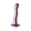 Shots Ouch 7 Curvy Silicone Dildo Metallic Rose Gold