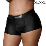 Shots Ouch Vibrating Boxer harness Black