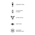 Ouch! Vibrating Strap Features