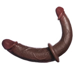 soreal double trouble double ended realistic silicone chocolate