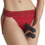 Unique Lingerie Harness - Ruby Red