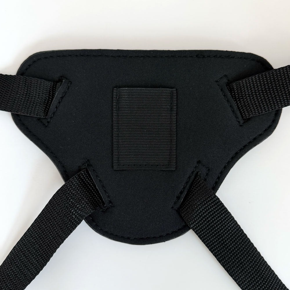 exus  fun and love harness back, with both built in bullet vibe pocket