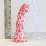 Strawberry Print, 6.5 inch one-of-one silicone Vault sample