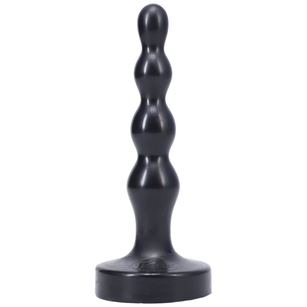 Tantus Ripple Small silicone dildo black