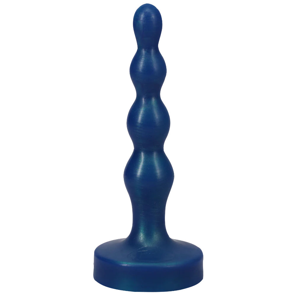 Tantus Ripple Small silicone dildo malachite