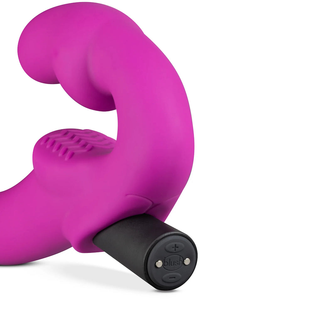 Temptasia Estella Silicone Strapless Strap-On Dildo with Bullet Vibrator