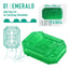 Tenga Uni - Textured Grinder & Stroker Sleeve - Emerald